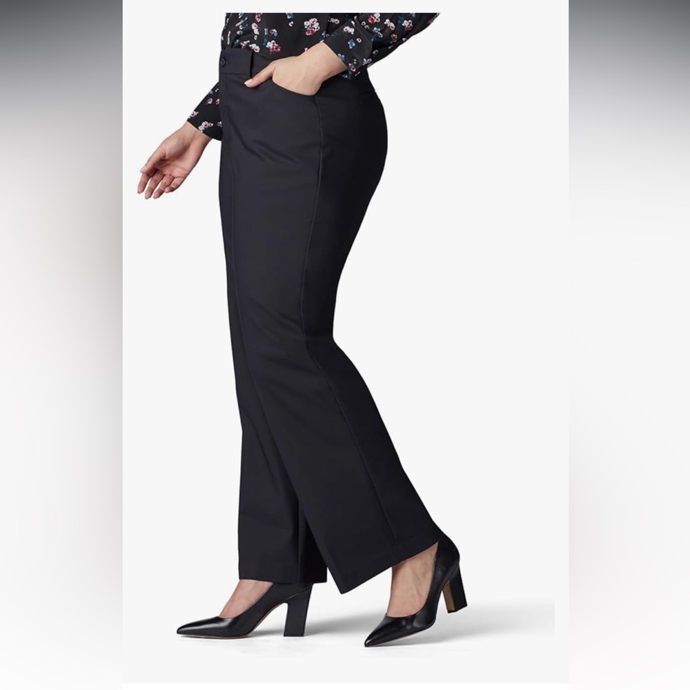 Lee Women's 22W Petite Ultra Lux Comfort with Flex Motion Trouser Pant - Picture 2 of 10